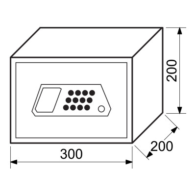 RS.20.GA.FIN elektronický trezor RS.20.GA.FIN elektronický trezor