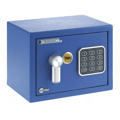YALE VALUE Mini YSV/170/DB2/B trezor modrý