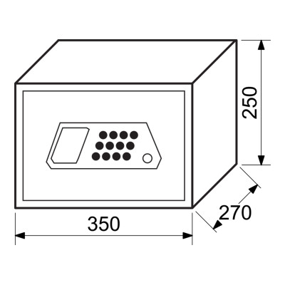 RS.25.GA.FIN elektronický trezor RS.25.GA.FIN elektronický trezor