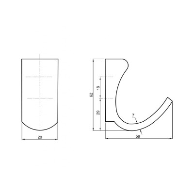 FILIP polvešiak so skrytou montážou