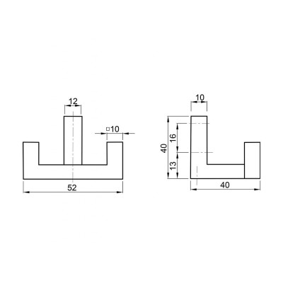 NELSON vešiak veľký nikel