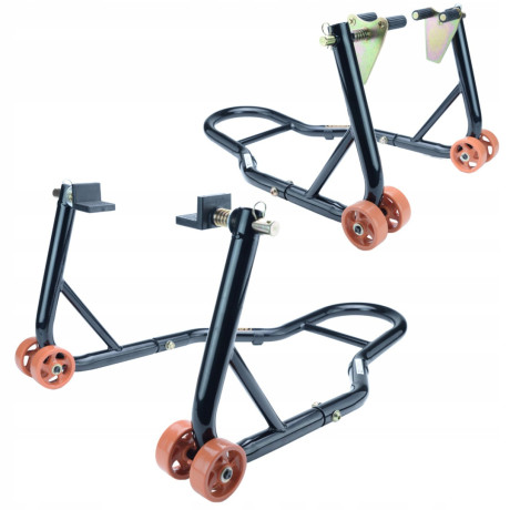 D1706 motocyklový stojan SET na predné aj zadné koleso