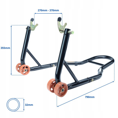 Motocyklový stojan s adaptérom V D1703