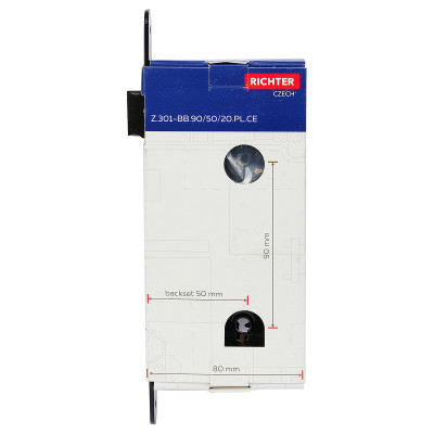 Z.301-BB.90/50/20.PL.CE zadlabací zámok