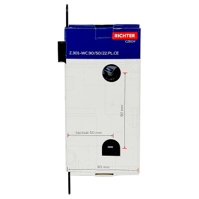 Z.301-WC.90/50/22.PL.CE zadlabací zámok na WC