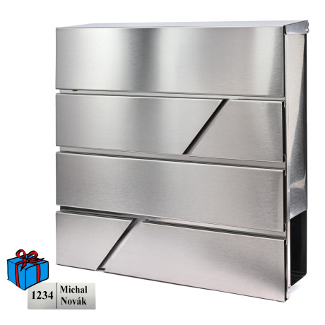 D3640 poštová schránka nerez