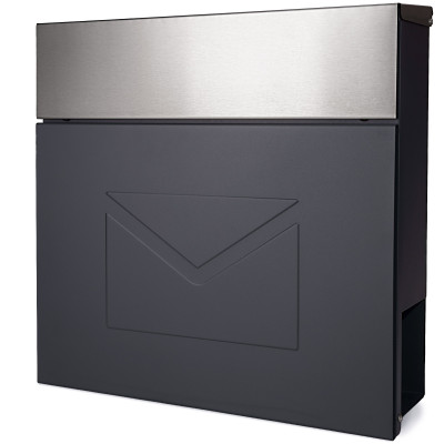 D3691 poštová schránka antracit + nerez
