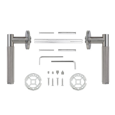 SORIA WC kľučka na dvere brúsený nikel