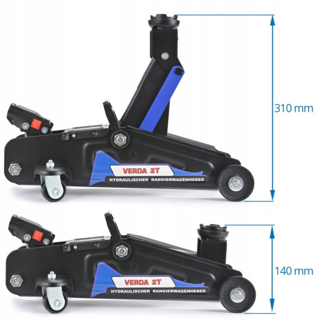 Hydraulický zdvihák 2T v kufríku D3060