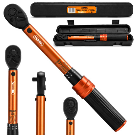 Momentový kľúč s blokádou 1/4" 1-25 Nm SN1751