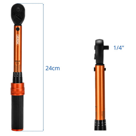 Momentový kľúč s blokádou 1/4" 1-25 Nm D1751