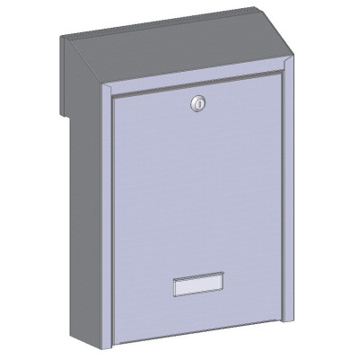 W3 poštová schránka antracit