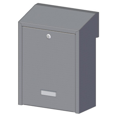 W3 - 1 poštová schránka medený antik