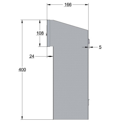 W3 - 1 poštová schránka antracit