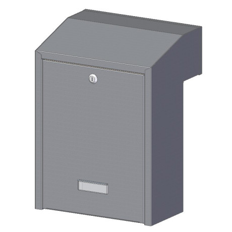 W3 - 2 poštová schránka RAL7016 / nerez