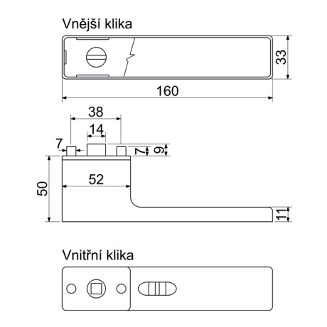 RK.S2.LIBERA.NIMAT kľučka na dvere