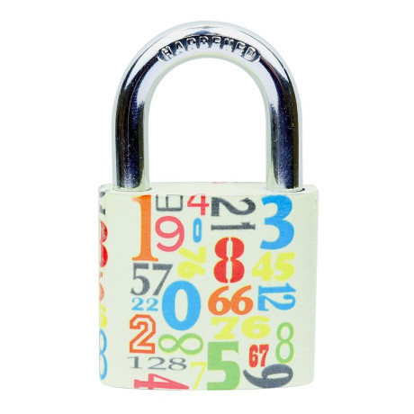 RV.OVAL.38.JU4 visiaci zámok s číslami