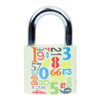 RV.OVAL.38.JU4 visiaci zámok s číslami