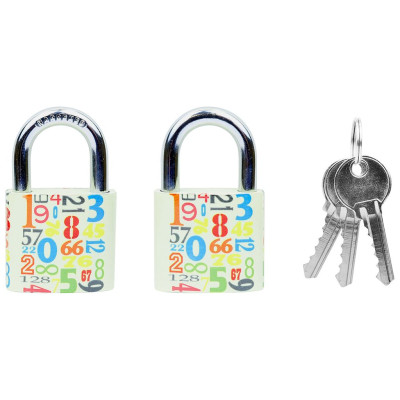 RV.OVAL.38.JU4 visiaci zámok s číslami