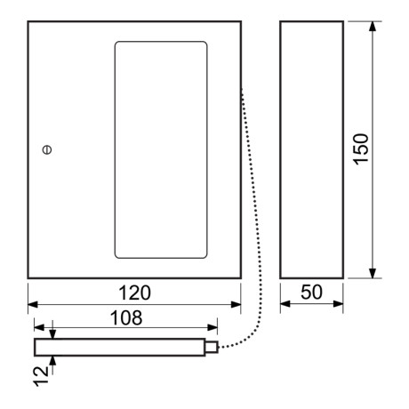 TS.1021.G.SU požiarna skrinka na spoločný kľúč