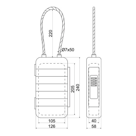 KB.G13 vodotesná schránka na kľúče