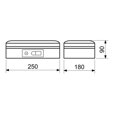 LC.250.CE pokladnička na kľúč