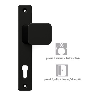 K05G kľučka-guľa pravá na bránu