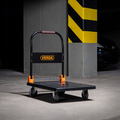 Skladací transportný plošinový vozík D300A