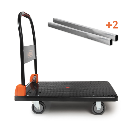 Skladací transportný plošinový vozík D300A