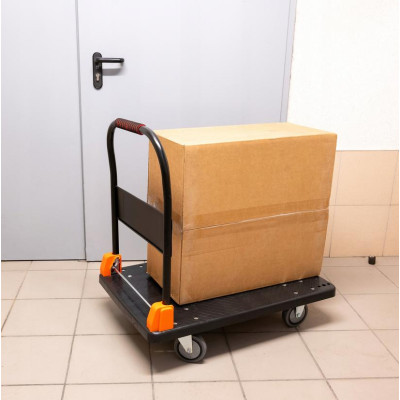 D300A skladací transportný plošinový vozík