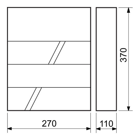 BK.524.WO.AM poštová schránka antracit + drevo