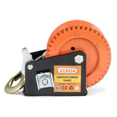 Navijak lanový ručný na kľuku 544 kg D1130