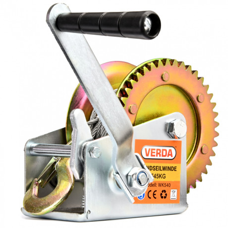 Lanový ručný navijak na kľuku 545 kg WK540