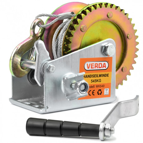 WK540 lanový ručný navijak na kľuku 545 kg
