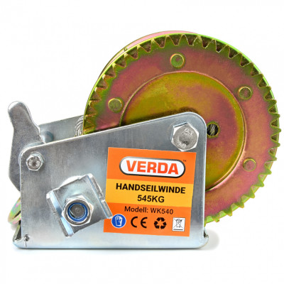 Lanový ručný navijak na kľuku 545 kg WK540