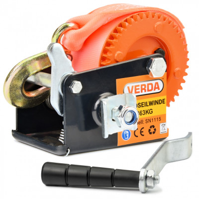 Pásový ručný kľukový navijak 360 kg SN1115