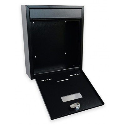 BK.20 D CE poštová schránka čierna štruktúra