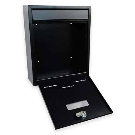 BK.20 D CE poštová schránka čierna štruktúra