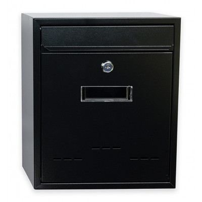 BK.20 D CE poštová schránka čierna štruktúra