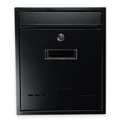 BK.20 D CE poštová schránka čierna štruktúra