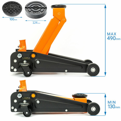 D3026 hydraulický nízkoprofilový zdvihák 3T