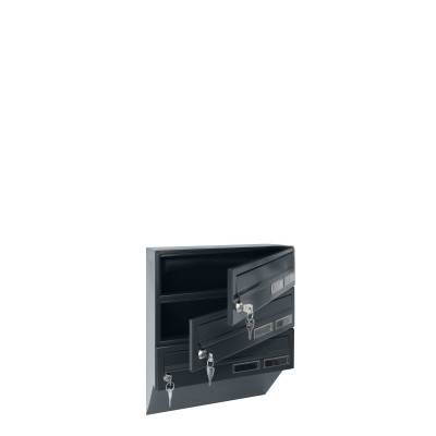 M370U/3 schránka úkosová RAL7016