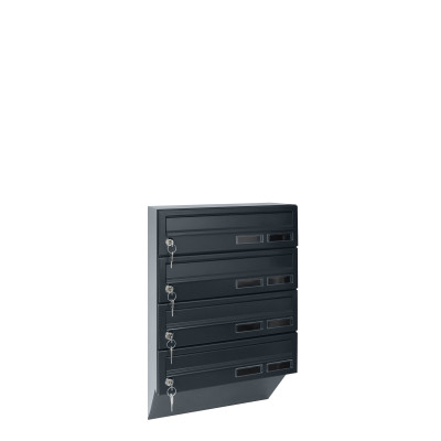 M370U /4 schránka úkosová RAL7016