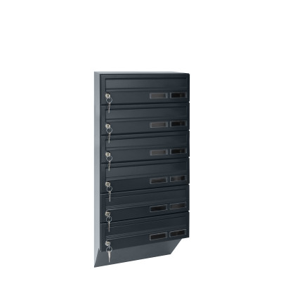 M370U /6 schránka úkosová RAL7016