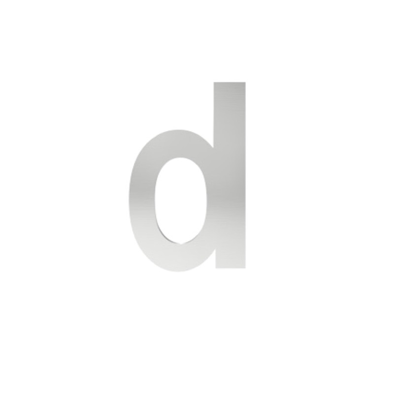písmeno "d" 155mm nerez písmeno "d" 155mm nerez