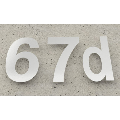 číslo "6" 155mm nerez číslo "6" 155mm nerez