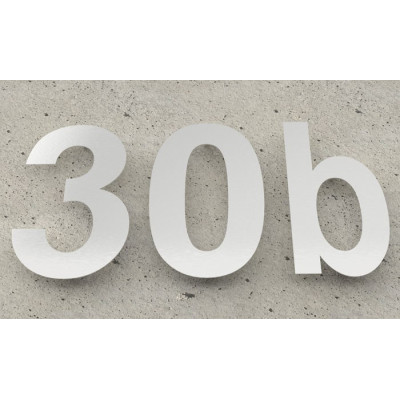 písmeno "b" 155mm nerez  písmeno "b" 155mm nerez