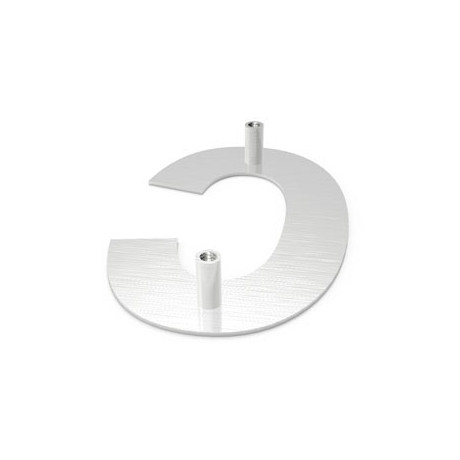 písmeno "c" 155mm nerez 