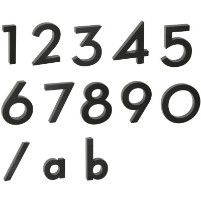 Číslo " 1 " 3D čierne 100mm Číslo " 1 " 3D čierne 100mm