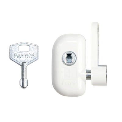 RHL VZ okenný zámok biely